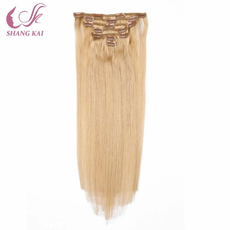 100% Unprocessed Brazilian Virgin Clip in Hair Extension