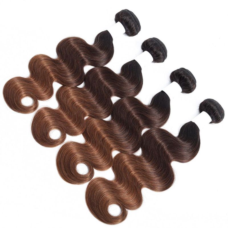 1b/4/30 Blond Ombre Human Hair Bundles Brazilian Hair Wavy Weave Bundles Colored Ombre Body Wave Bundles Deals Remy Hair