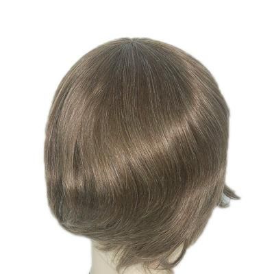 Special Color Silicon Injected Toupee Natural Hairpiece for Men