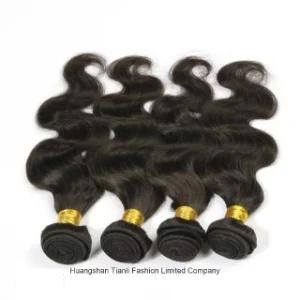 Peruvian Deep Curly Hair Weave Weft Natural Black Color