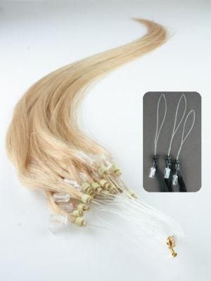 Micro Loop Hair Extensions Easy Loop 1g Micro Bead Brazilian Hair Extension Double Bead Brazilian Micro Ring Loop Hair Extension (AV-RH00-24)