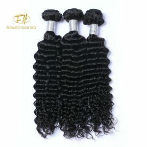 High Quality Virgin Brazilian 100% Human Hair for Deep Wave Hair Extensions