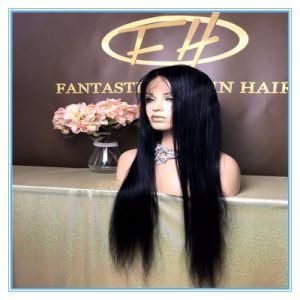 HIGH Quality Hot Sales JET BLACK Color SILKY STRAIGHT FULL LACE Human Hair Lace Wigs with FACTORY Price WIG-061