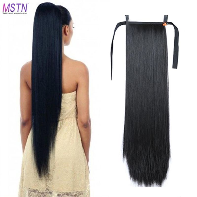 30 Inch Synthetic Hair Fiber Heat-Resistant Straight Hair