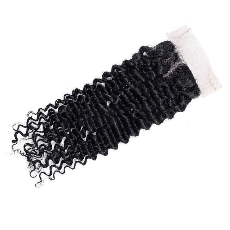 2020 No Shedding 4X4 Closure Kinky Curly 100% Human Hair