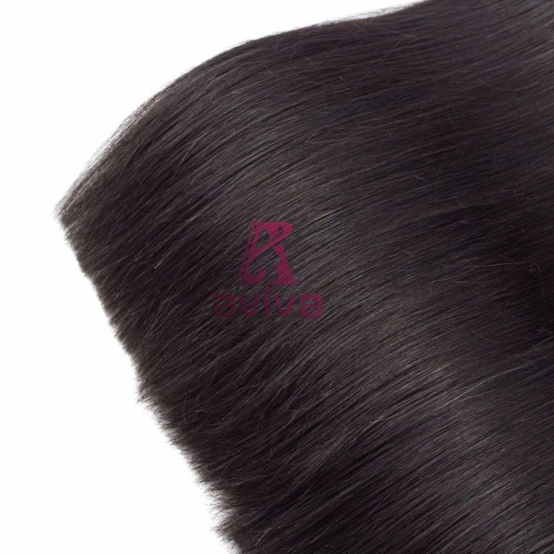 Whosale 7A Virgin Remy Brazlilian Hair Weave Natural Color Human Hair Extension Straight