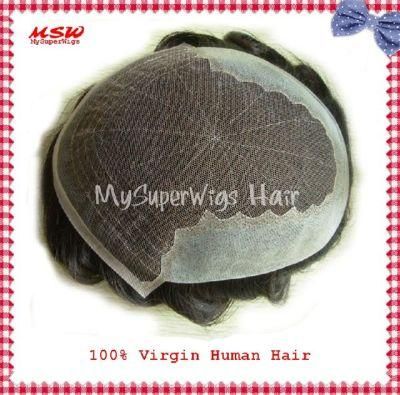 2022 Bleach Knots Full French Lace Human Hair Wig