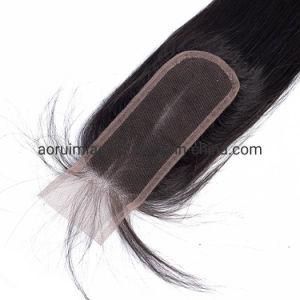 Best Body Wave 2X6 Lace Top Closure Straight Virgin Cambodian Human Hair Pieces