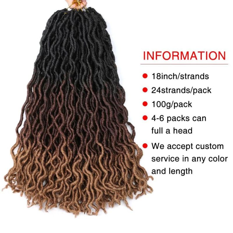 Synthetic Hair Supplier Faux Locks Crochet Hair Extension