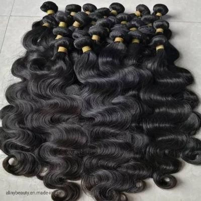 Wholesale 100% Remy Raw Virgin Indian Human Hair, Cuticle Aligned Hair From Indian, Virgin Raw Indian Temple Hair Bundle