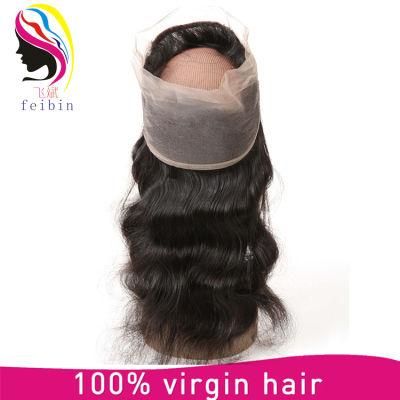 100% Wholesale Brazilian Remy Wavy Hair 360 Lace Closure