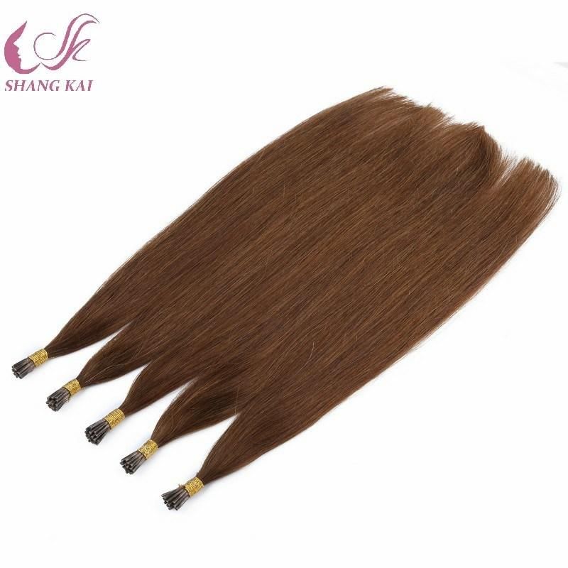 Luxury Quality Direct Factory Wholesale Russian Hair Double Drawn Remy I Tip Hair Extension