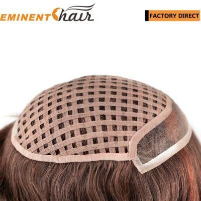 Lace Front Virgin Hair Ribbon Integration Women Hair Topper