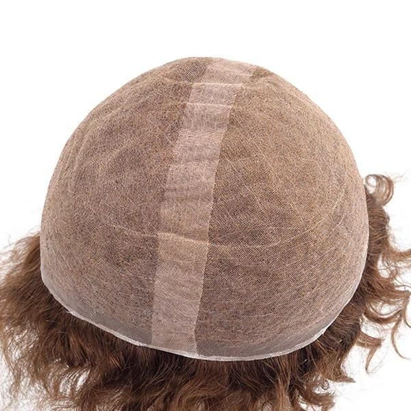 Fine Welded Mono All Over Human Hair Wig for Women