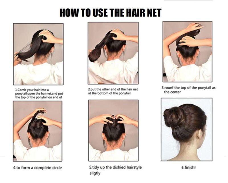 Disposable Black Nylon Invisible Wigs Nylon Hair Nets for Wigs