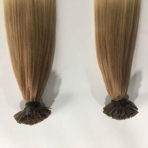 Ombre 8/60# Prebonded Keratin Flat I Tip Brazilian Virgin Remy Human Hair Extensions