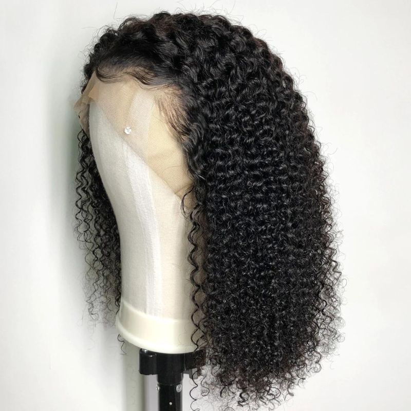 Afro Kinky Curly Brazilian Human Hair Lace Wig