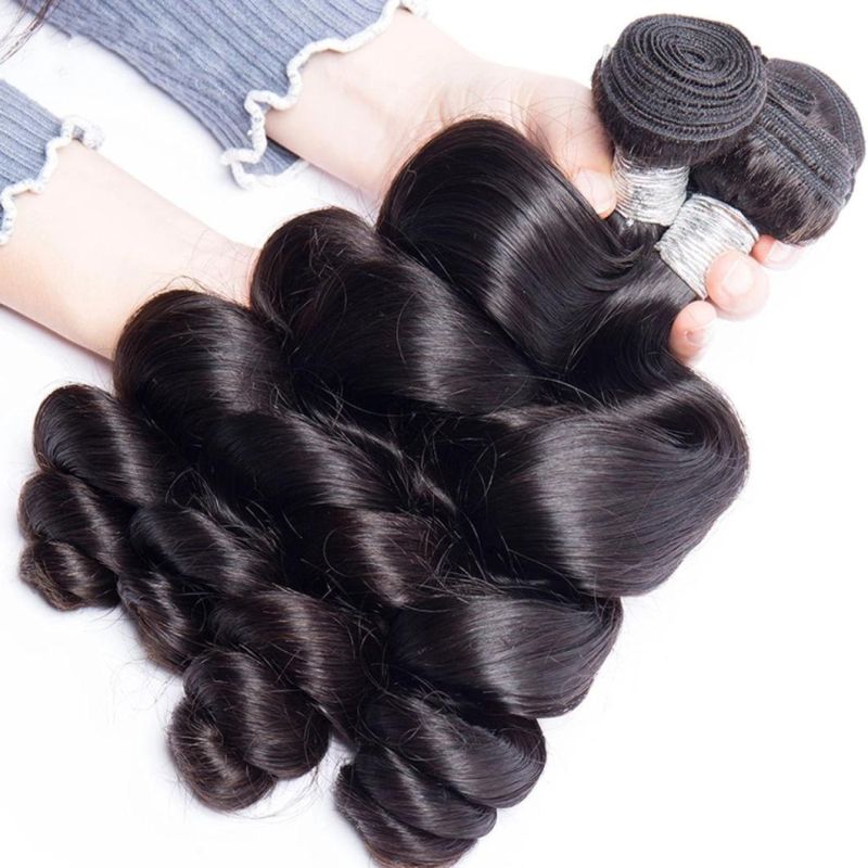 Top Grade Loose Wave Loose Deep 100% Human Remy Hair Brazilian Hair Weave Bundles