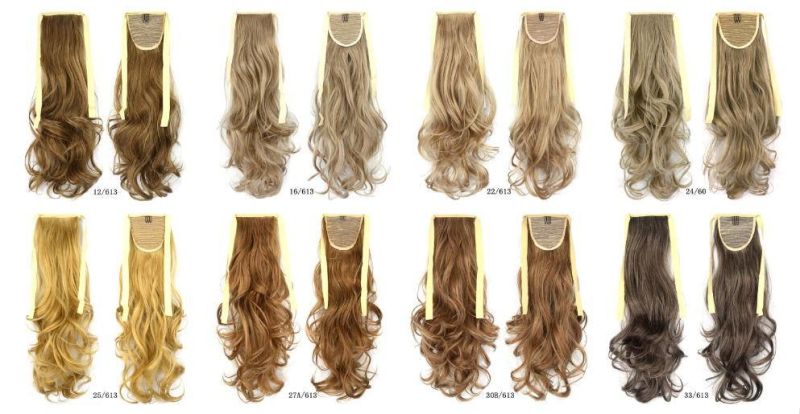 Wendyhair Ponytail Synthetic Extensions Drawstring Ponytail Long Hair