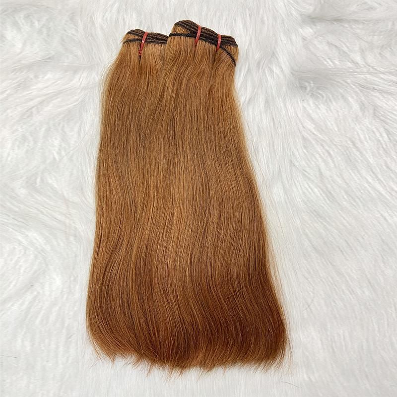 Wholesale Natural Different Colors Human Hair Vendors Indian Remy Weft Double Drawn Bundle Human Hair