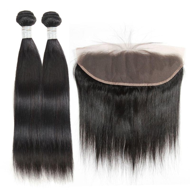 Mink Raw Virgin Hair 613 Human Hair Bundles with Frontal