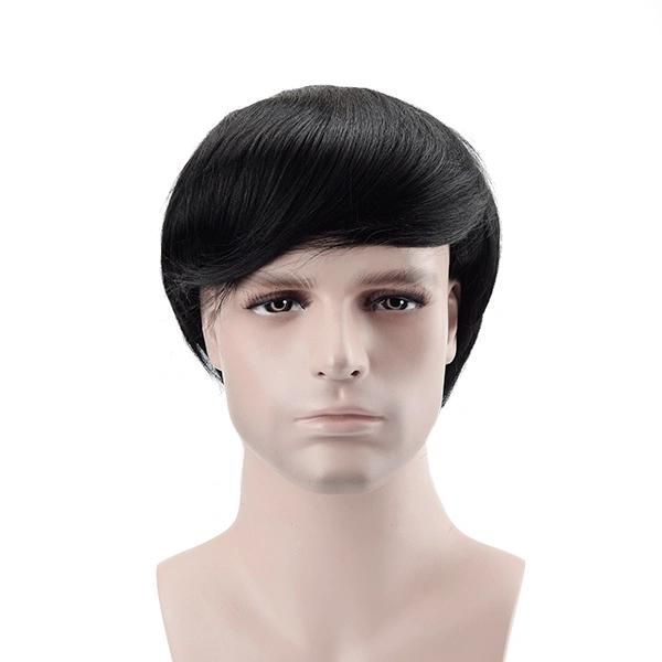 Ll539: Super Thin Skin Hair Toupee with Clips