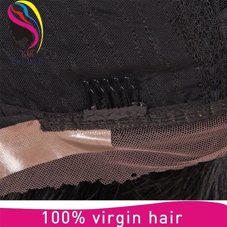 Straight Unprocessed Factory Price Human Hair 130% Frontal Lace Wig