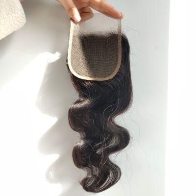 Wholesale Unprocessed 10A Remy Humain Hair 4X4lace Top Closure