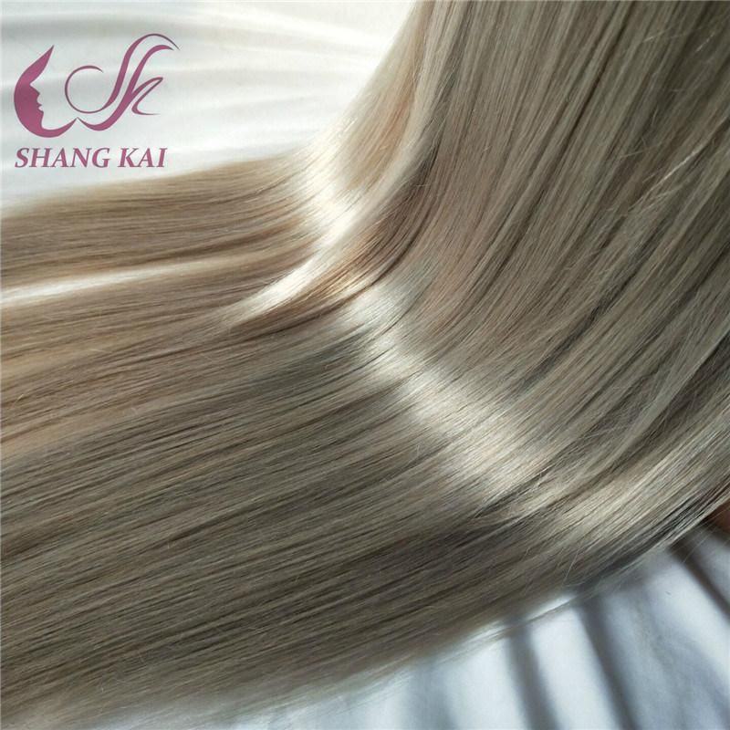 Wholesales Transparent Lace Light Brown Color Lace Human Virgin Hair Full Lace Wig