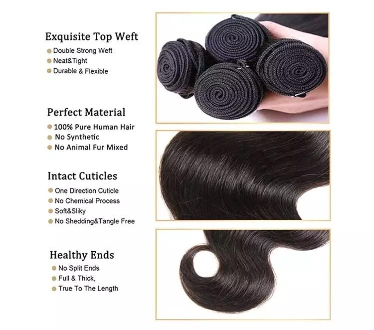 Hot Selling Wholesale Long Deep Wave Bundles Human Hair