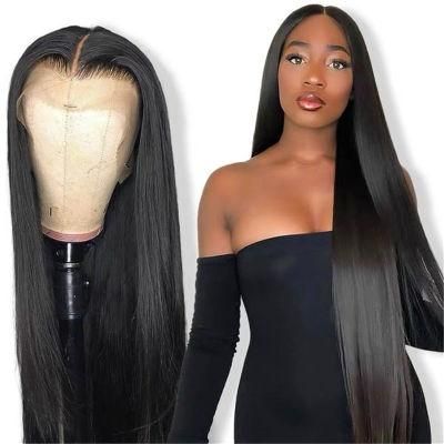 China Vendor Wholesale Virgin Brazilian HD Full Lace Frontal Wigs Natural Transparent Lace Front Human Hair Wig for Black Women