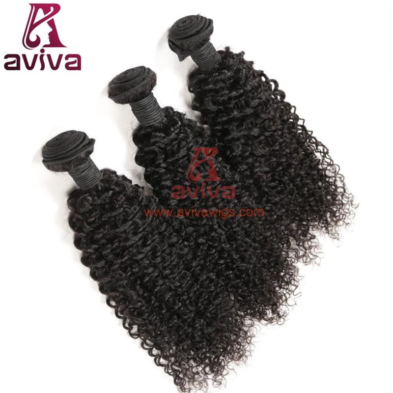 Brazilian Virgin Remy Hair Weave Double Drown Human Hair Kinky Curl Weave