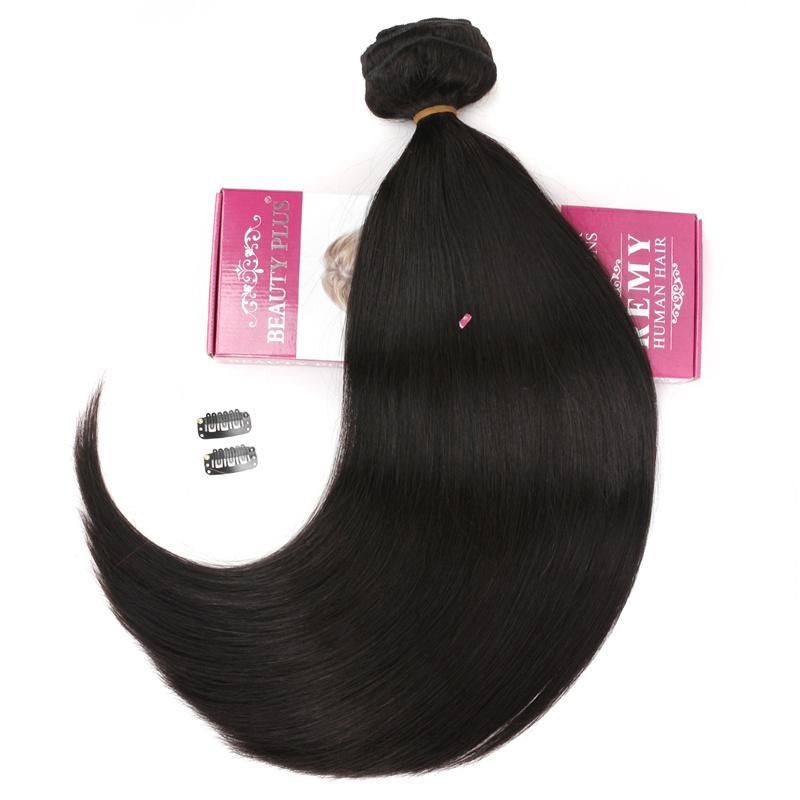 High Quality Wholesale Virgin Human Brazilian 100% Remy Clip in Hair Extensions
