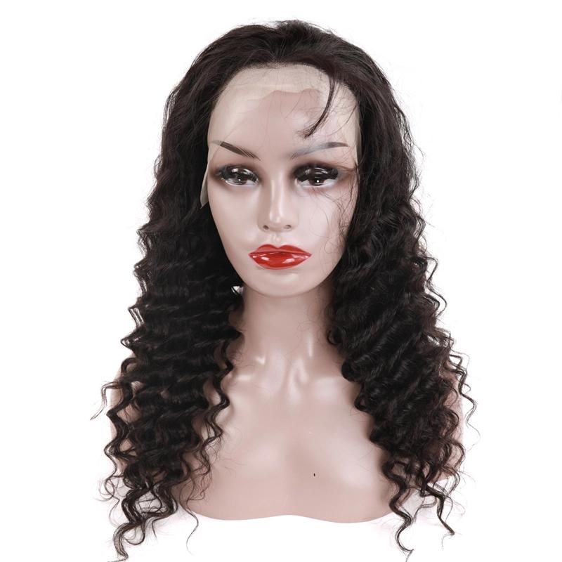 Wavy Curly Virgin Human Hair Lace Front Wigs