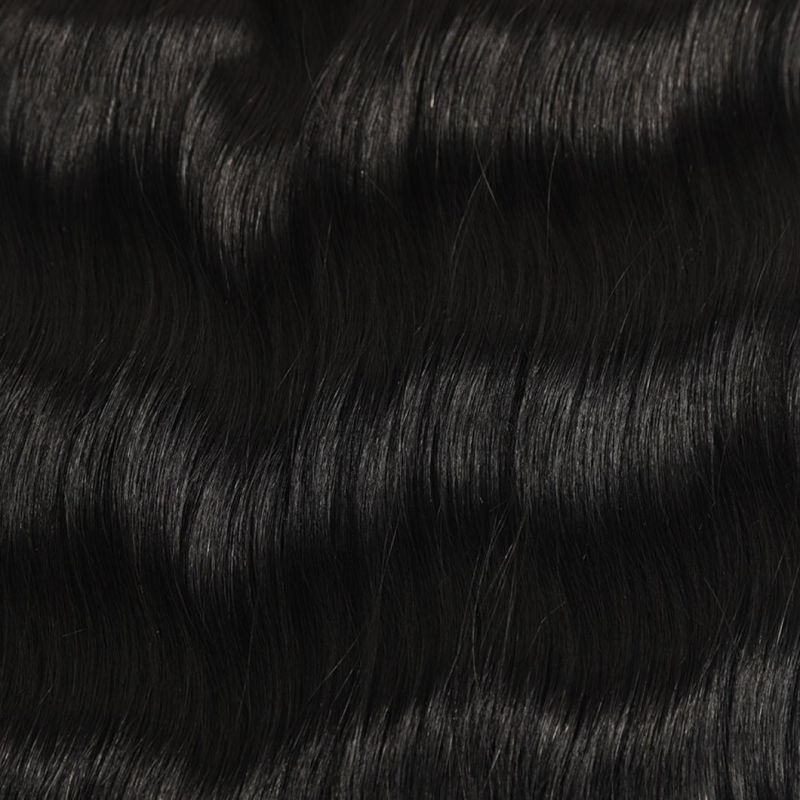 Water Wave Brazilian Human Hair Bundles Hair Extensions Black Hair Weave Bundles 20 Inches
