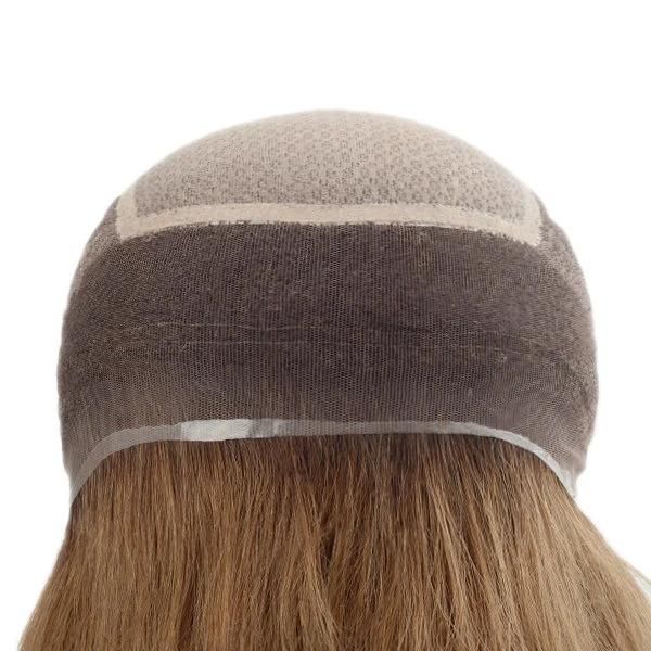 Lw5555 French Lace with Silk Top Natural Hair Wigs for Women
