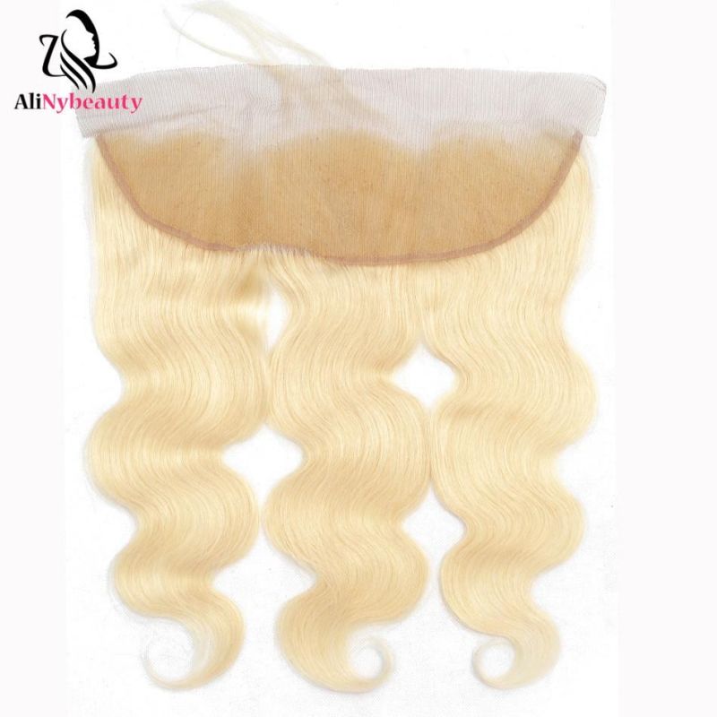 Alinybeauty 613# Body Wave Blonde Hair Lace Frontal Closure