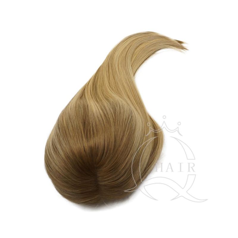 Dark Root Blonde Color China Wholesale Human Hair Wig Unprocessed Natural European Hair Wigs