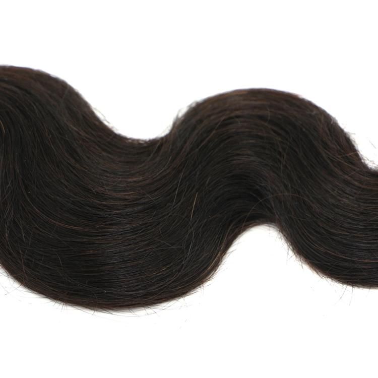 Cheap 1b Color Body Wave Indian Human Hair Weave