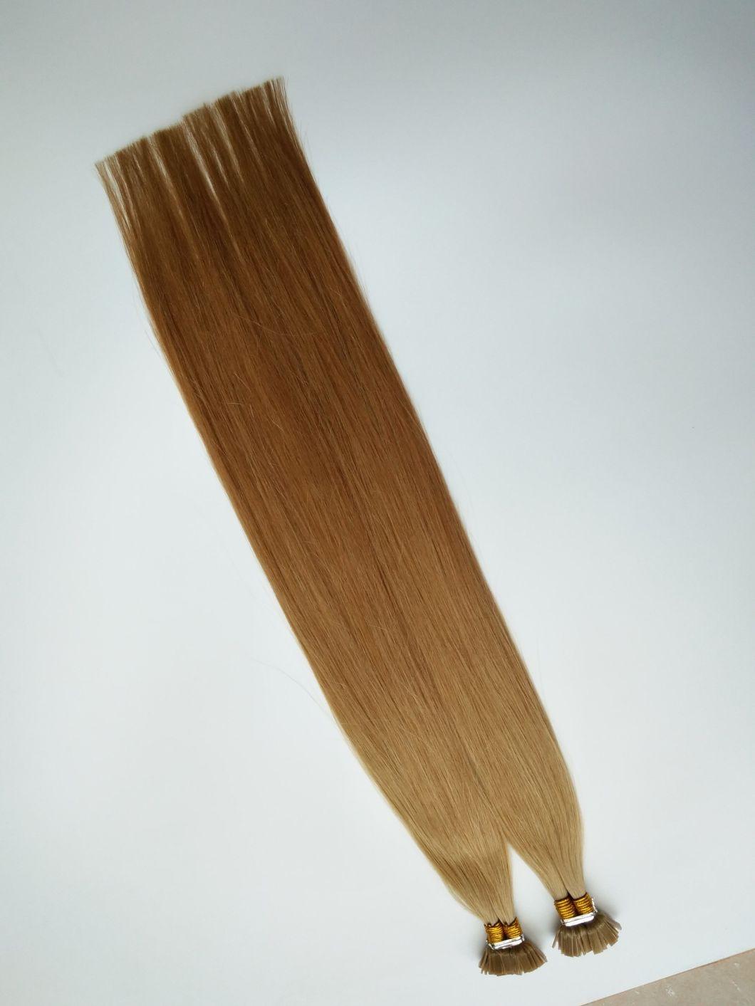 Top Quality Keratin Pre-Bonded Flat Tip Hair Extension Fusion Hair Weaving