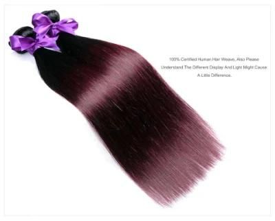 Red Burgundy Peruvian Straight Human Hair Bundle Non Remy Hair Weave 10&quot;-26&quot; 99j Human Hair Extension Fast Shipping