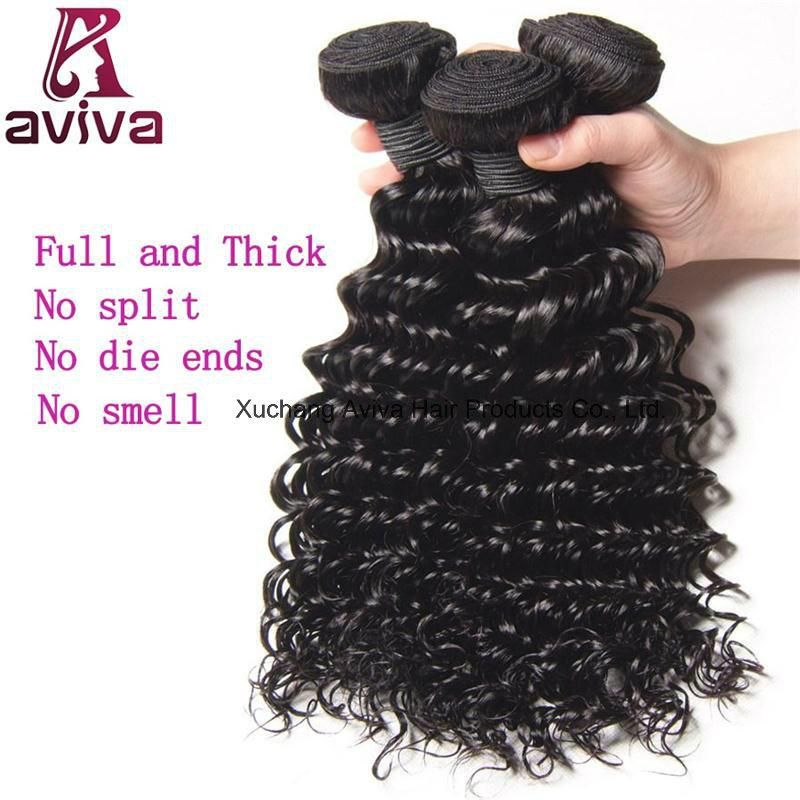 Deep Wave Peruvian Natural Virgin Hair Extension