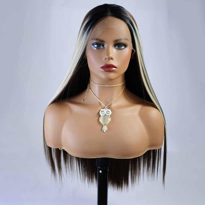 Afforable Prices Synthetic Hair Wigs Straight Wigs Colored Synthetic Wigs Lace Front