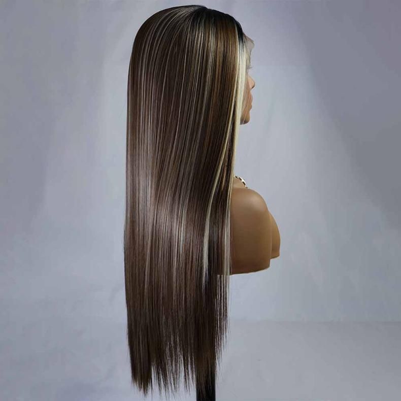 Afforable Prices Synthetic Hair Wigs Straight Wigs Colored Synthetic Wigs Lace Front