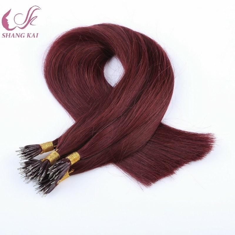 Brazilian Virgin Hair Extensions Thick Soft Nano Hair Nano Ring Hair Extension