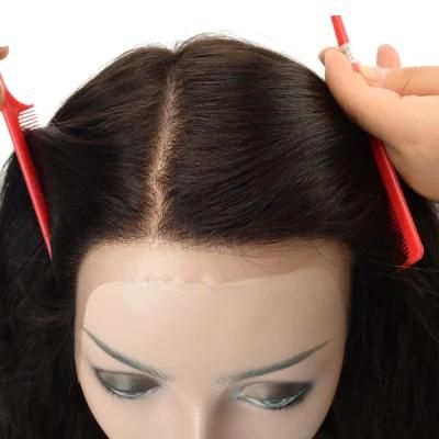 Full Skin Wig with Mono Top Long Human Natural Women Hair Systems