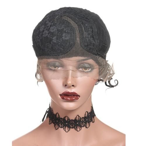 Remy Curly Bob Front Lace Wig Pre Plucked Hairline for Black Women