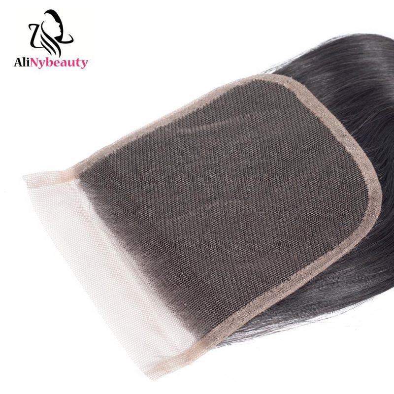 China Suppliers 100% Virgin Brazilian Straight Lace Closure