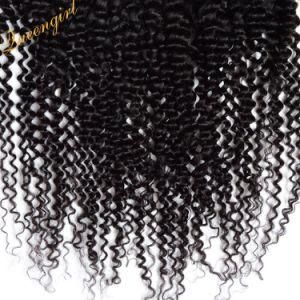 Jerry Curly Chinese Human Hair Lace Frontal Raw Virgin Hair Accessories