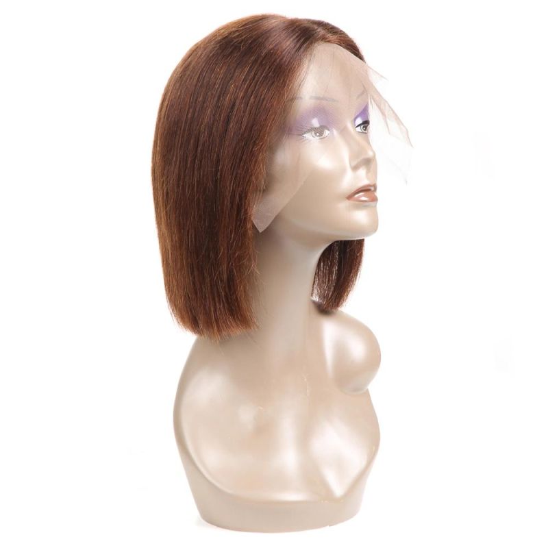 Kbeth Color Wig Brown Color Staright Human Hair 2021 Fashion Good Quality Lace Frontal Wigs Factory Wholesale Price